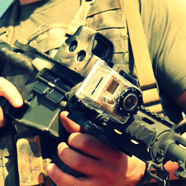 Cantilever Picatinny Gun Rail Side Mount Airsoft Paintball for GoPro HD 2 3 3+ 4 eBay