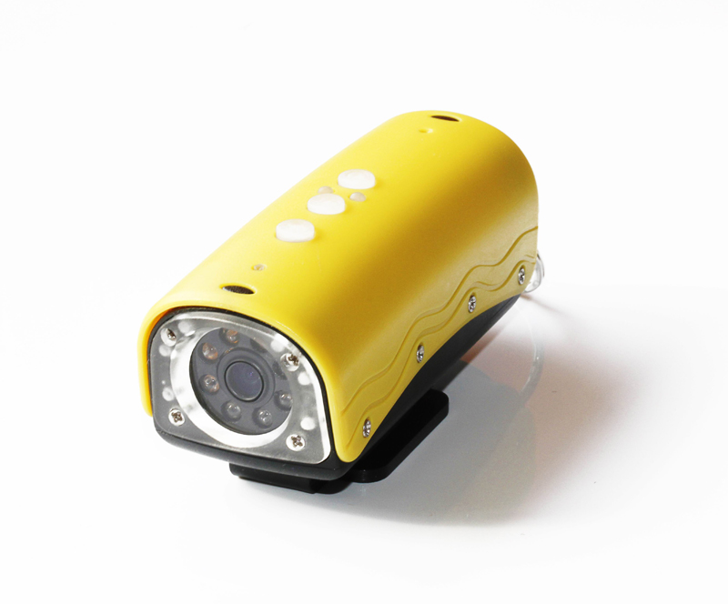 HD Color Wireless Helmet Camera IR Firefighter DV Waterproof Cam Video